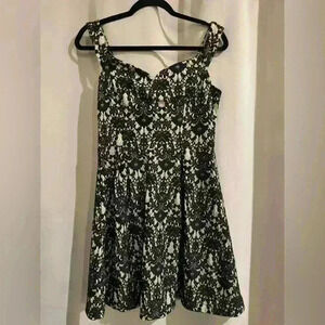Women’s Black&Cream Francesca’s Dress